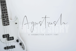 Agustrush: A Timeless Handwritten Font for Web Design