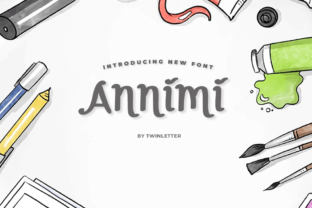 Annimi: A Handwritten Font That Brings Charm to Every Maker’s Project