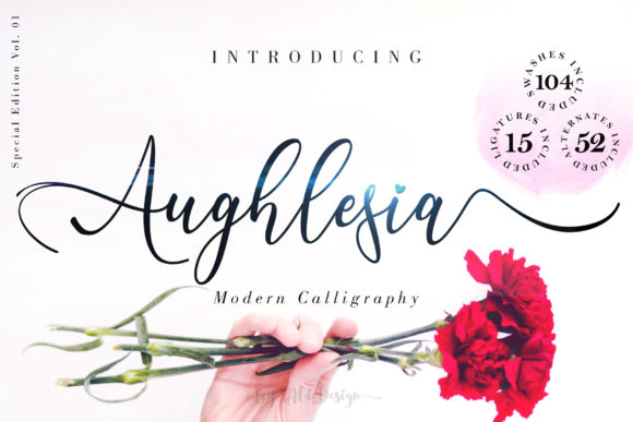 Aughlesia: A Modern Handwritten Font for Digital Branding