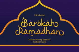 Barokah Ramadhan: A Script Font for Creative Branding