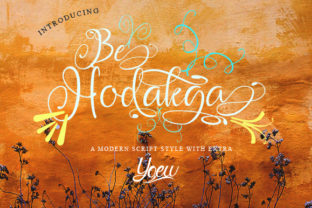 Be Hodakga: A Handwritten Font That Feels Like a Thoughtful Pause