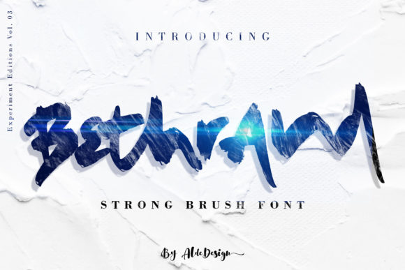 Bethrand: A Playful Handwritten Font for Editorial Charm