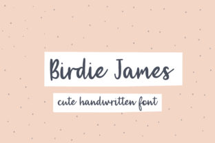 Birdie James: A Handwritten Font for Editorial Elegance