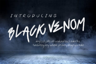 Black Venom Font: A Quirky Display Typeface for Web Design