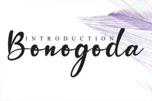 Bonogoda: A Playful Handwritten Font for Creative Branding