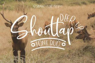 DeerUp Shouttap Duo: A Versatile Font for Craft Projects