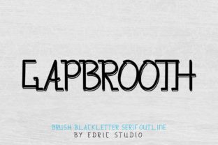 Gapbrooth: A Friendly Font for Business Branding
