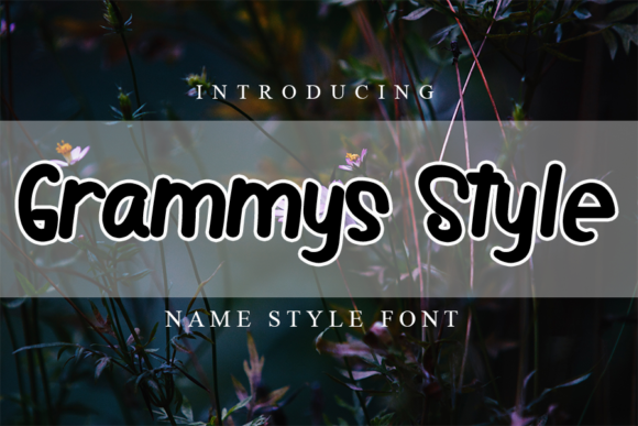 Grammys Style Handwritten Font for Crafters & Sellers