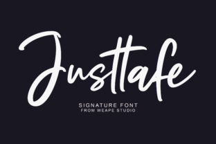 Justtafe: A Handwritten Font That Feels Like It Belongs
