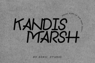 Kandis Marsh: A Charming Script Font for Editorial Projects