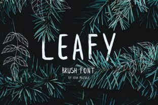 Leafy: A Handwritten Font for Modern Editorial Design