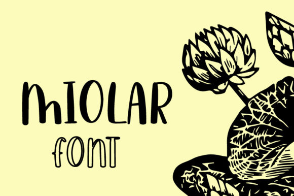 Miolar Handwritten Font for Crafters & Sellers