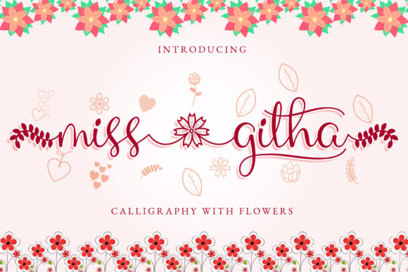 Miss Githa: A Handwritten Font for Crafters and Designers