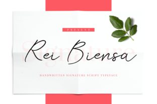 Rei Biensa: A Handwritten Font That Makes Your Brand Feel Thoughtfully Crafted
