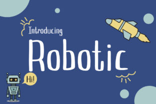 Robotic Handwritten Font for Small Business Branding