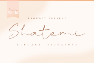 Shatomi: A Handwritten Font for Modern Web Design