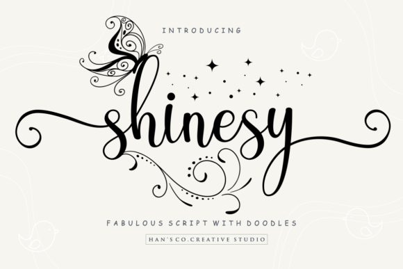 Shinesy: A Handwritten Font That Feels Like a Thoughtful Signature