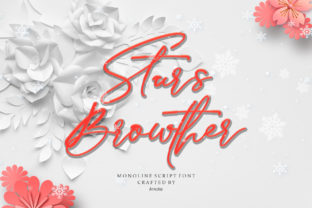 Stars Browther: A Handwritten Font That Earns Its Place in Real Campaigns