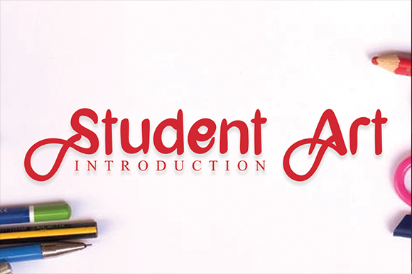 Student Art: A Handwritten Font That Feels Like Home